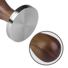 Load image into Gallery viewer, Coffee Tamper with Ergonomic Wood Handle 304 Stainless Steel
