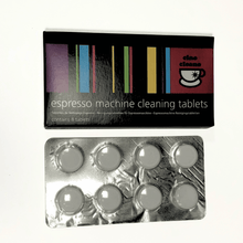 Load image into Gallery viewer, Cino Cleano 8-pack 1.5g espresso machine cleaning tablets made in Australia