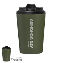 Load image into Gallery viewer, Fressko original reusable coffee cup — sustainable drinkware for Melbourne coffee lovers in Khaki colour