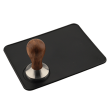 Load image into Gallery viewer, Silicone Espresso Tamper Mat — 200 x 150mm | Food Grade, Non-Slip with Integrated Tamper Rest