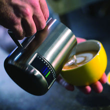 Load image into Gallery viewer, Milk Pitcher Jug With Thermometer by Latte Pro - 480ml