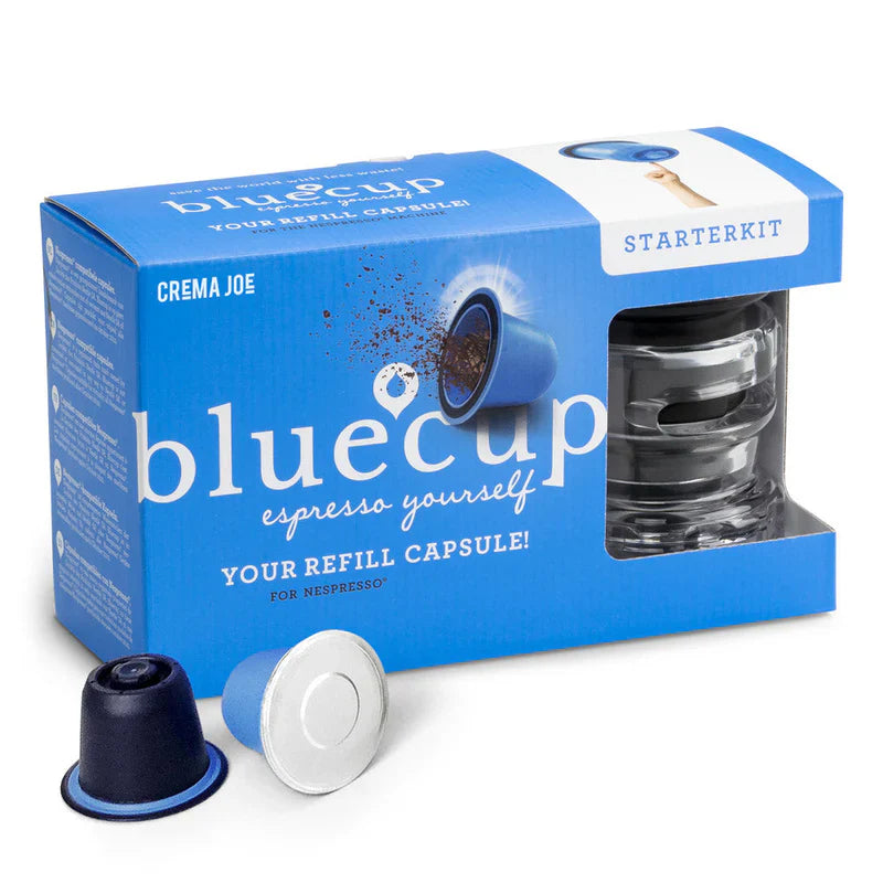 Bluecup Reusable Coffee Pod Starter Pack for Nespresso
