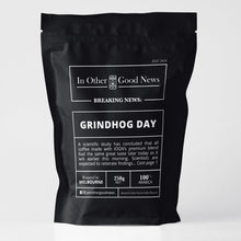 Load image into Gallery viewer, Grindhog Day Coffee by IOGN, supports Foodbank the charity with every sale
