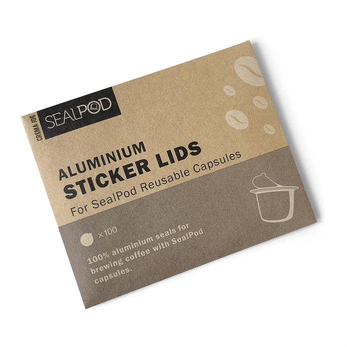 recyclable coffee pod lids reduce waste produced by coffee pod machines