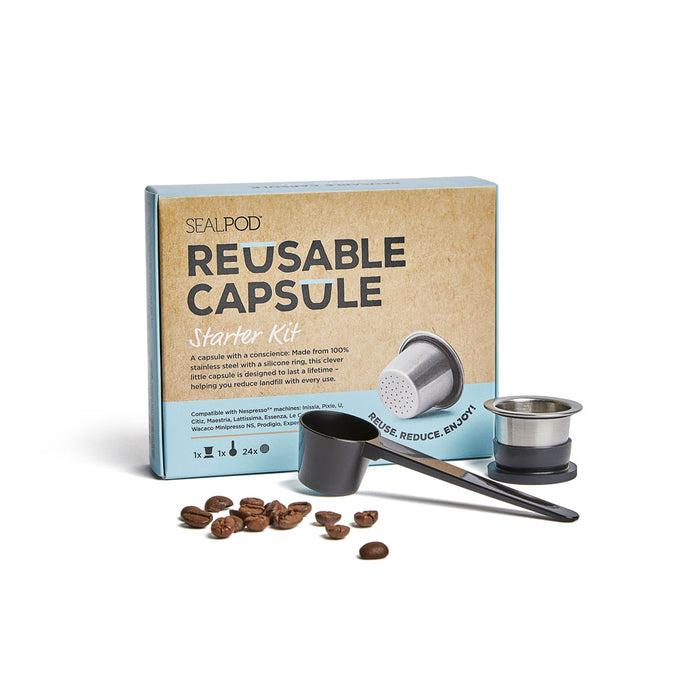 Sealpod reusable coffee pods capsules, great for the environment and save you money
